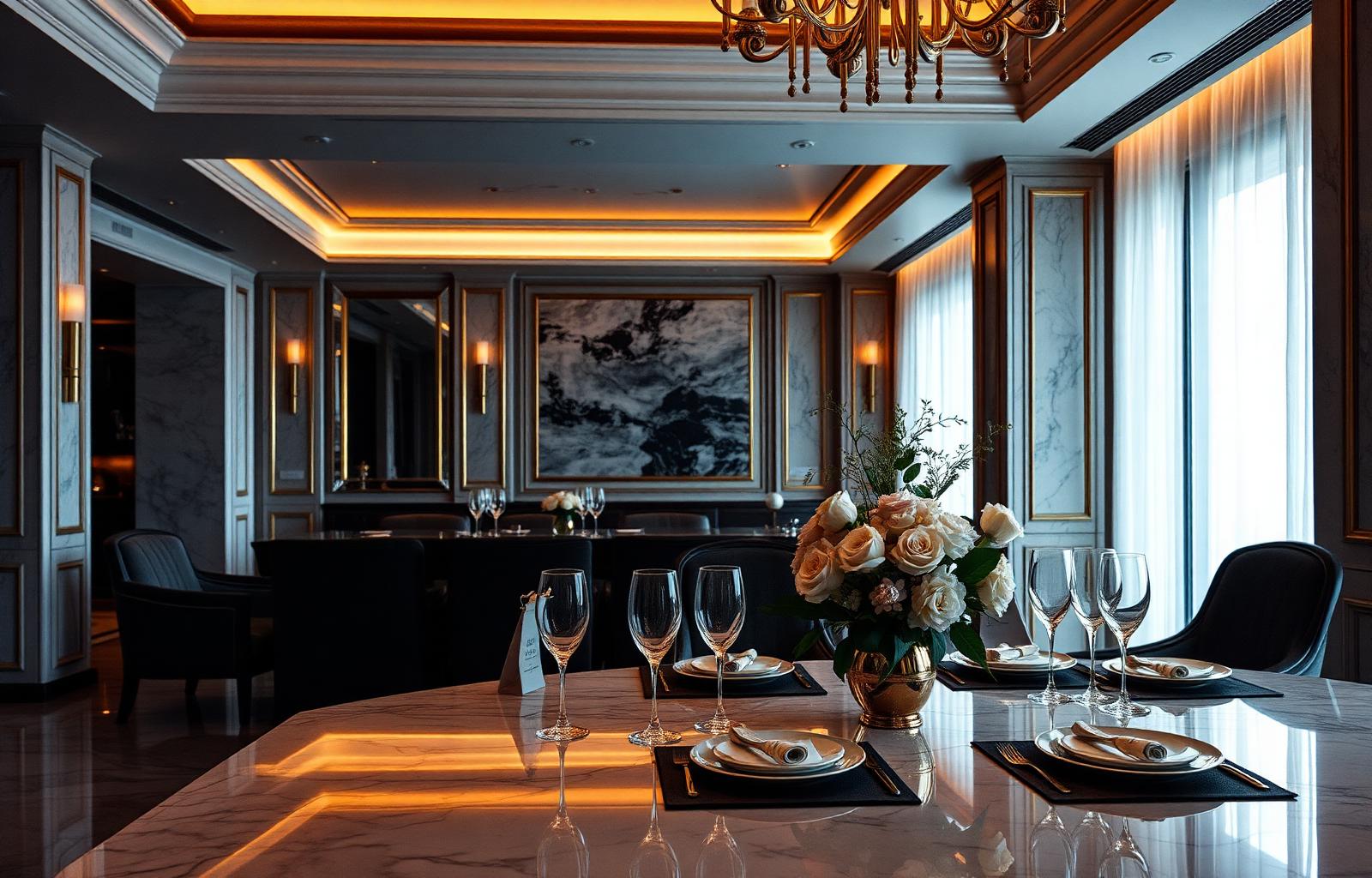 Interior residencial de luxo